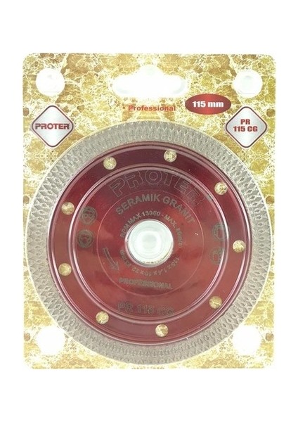 Pr 115 Cg Serami̇k Grani̇t Mermer Kesi̇ci̇ Elmas Di̇sk Testere