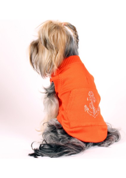 Kanguru Cep Çapalı Pet Kolsuz Bluz - Turuncu Köpek ve Kedi Kıyafeti fiyatları