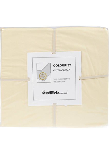 Colourist Tek Kişilik Lastikli Fitted Çarşaf 100X200+30