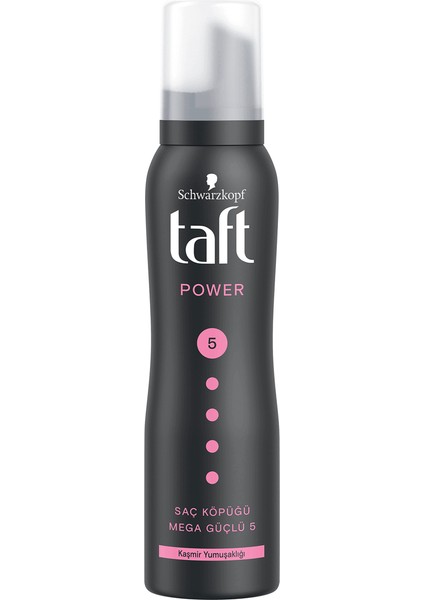 Taft Saç Köpüğü 150 ml Power Kaşmir Mega Güçlü