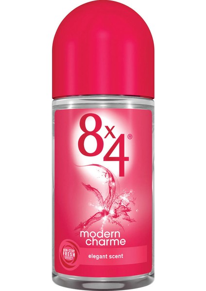 8x4 Roll-On 50 ml Modern Charme Kadın