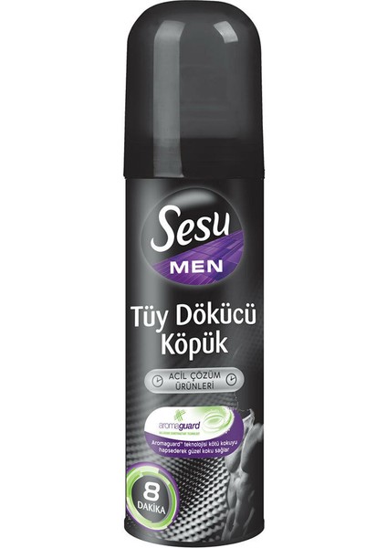 Sesu Tüy Dökücü Köpük Erkek 150 ml