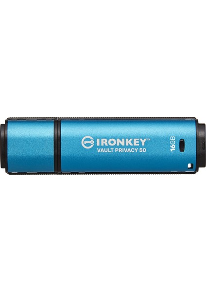 16GB Ironkey Vault Privacy 50 IKVP50/16GB AES-256 Encrypted, Fıps 197 USB Flash Bellek