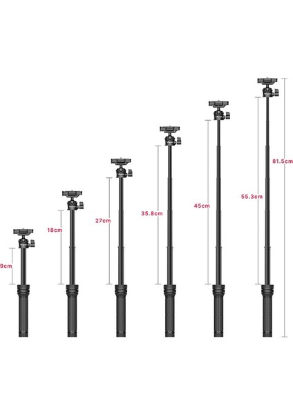 L10 Mini Bluetooth Selfie Stick Tripod Cep Telefonu Tutucu - Siyah (Yurt Dışından)