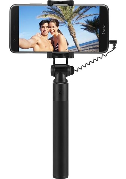 AF15 Onur Bluetooth 3.0 Cep Telefonu Ayarlanabilir Bluetooth Kablosuz Selfie Sopa Otomatik Zamanlayıcı Tripod - Beyaz (Yurt Dışından)