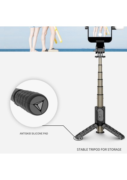 Mini Selfie Sopa Entegre Çok Fonksiyonlu Bluetooth Selfie, Şartname: Q11 74CM Işık Olmadan (Yurt Dışından)