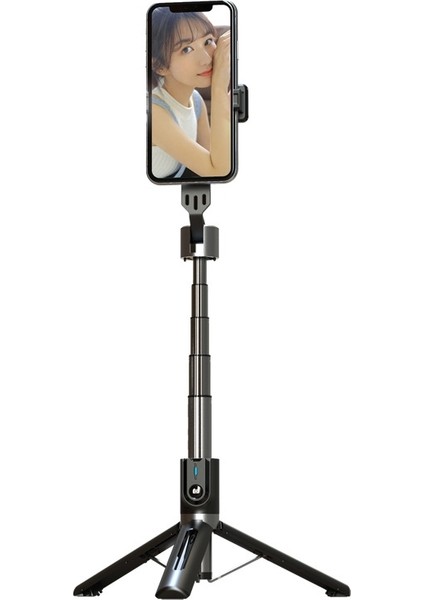 A62 1.6m Bluetooth Selfie Stick Çift Cep Telefonları Canlı Braketi (Yurt Dışından)