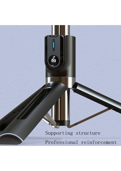 A62 1.6m Bluetooth Selfie Stick Çift Cep Telefonları Canlı Braketi (Yurt Dışından)