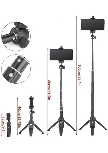 Yunteng 188 Uzatılabilir El Teleskopik Monopod (Yurt Dışından)