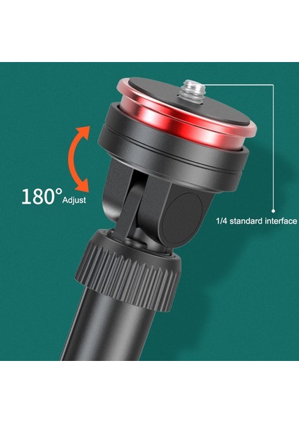 Q03S Hafif Doldurma Bluetooth Selfie Sopa Tripod Cep Telefonu Tutucu - Siyah (Yurt Dışından)