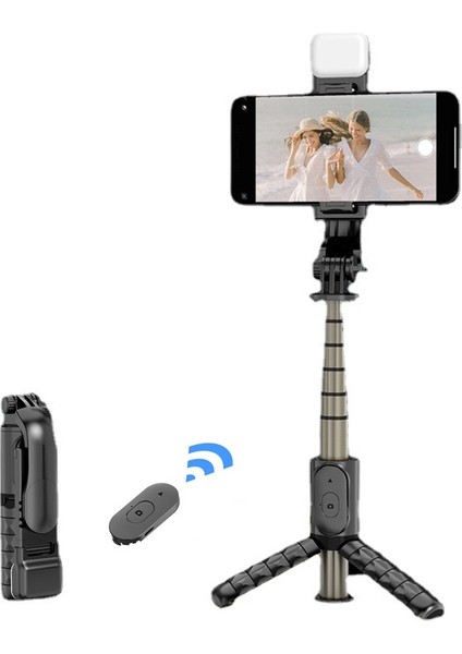 Mini Selfie Sopa Entegre Çok Fonksiyonlu Bluetooth Selfie, Şartname: Q11S 76CM Dolgu Işıklı (Yurt Dışından)