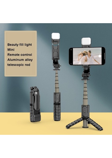 Mini Selfie Sopa Entegre Çok Fonksiyonlu Bluetooth Selfie, Şartname: Q11S 76CM Dolgu Işıklı (Yurt Dışından)
