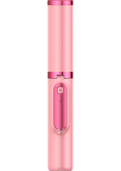 Tripodlu Bluetooth Selfie Çubuğu - Pembe (Yurt Dışından)