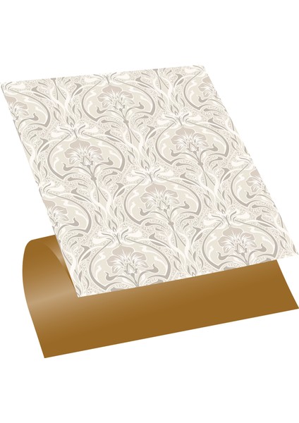 Kendinden Yapışkanlı Salon Çiçekli Desenli Pvc Karo 30X30 cm (4 Adet) 0,36 M2