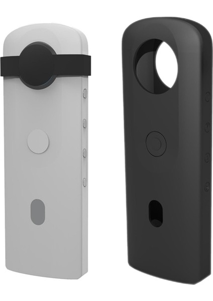 Koruyucu Kapak Yumuşak Kılıf Ricoh Theta Için Şok Geçirmez Sc2 360 Kız Kadın Siyah