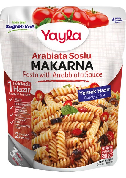 Hazır Arabiata Soslu Makarna 250 gr