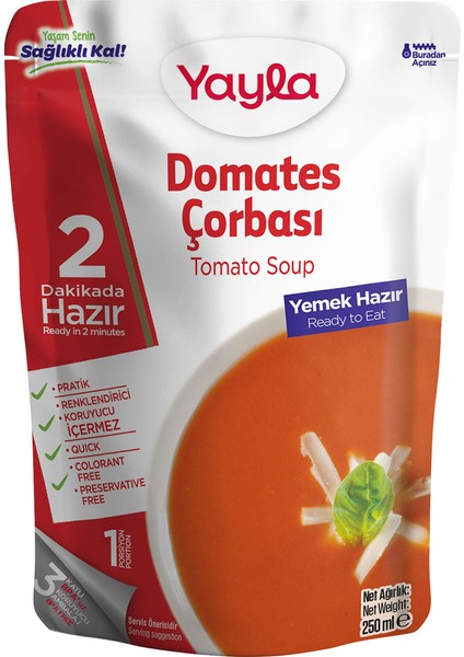 Hazır Domates Çorbası 250 gr