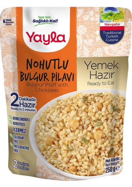 Hazır Nohutlu Bulgur Pilavı 250 gr