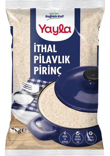 İthal Pilavlık Pirinç 1 kg (Kısa Tane)
