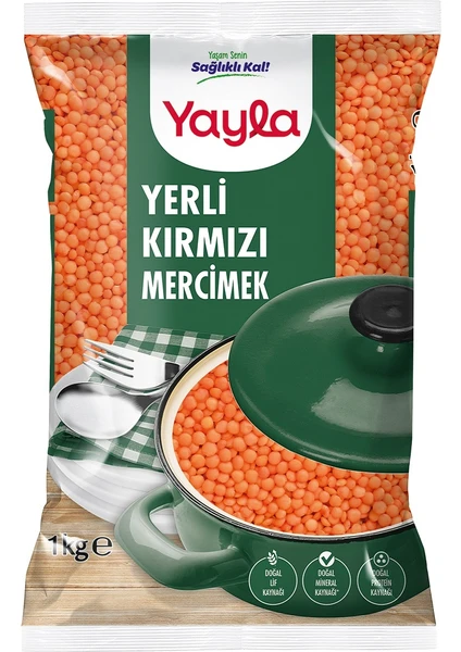 Yerli Kırmızı Mercimek 1 kg