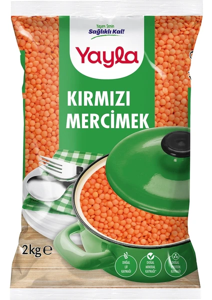 İthal Kırmızı Mercimek 2 kg