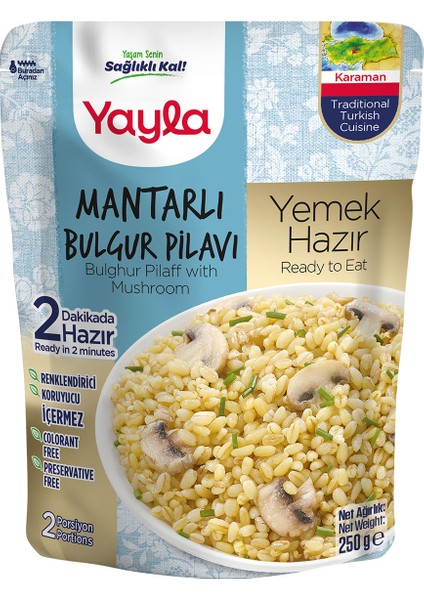 Mantarlı Bulgur Pilavı  250 gr