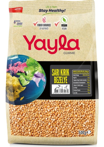 Sarı Kırık Bezelye 500 gr