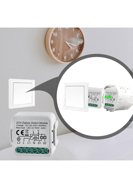 Akıllı Dimmer Anahtar Modülü Mini Wifi LED 250W 10A Alexa Echo 2 Için Çalışıyor(Yurt Dışından)