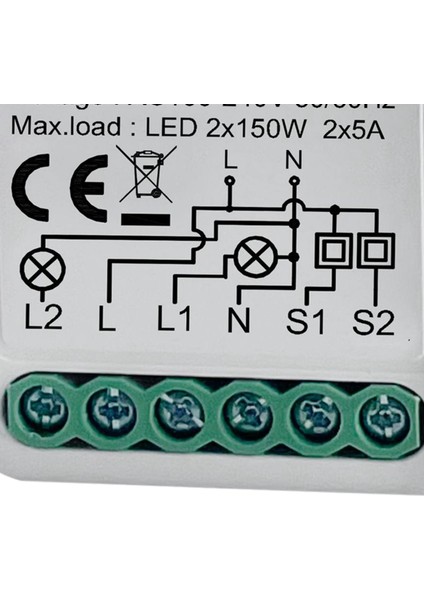 Akıllı Dimmer Anahtar Modülü Mini Wifi LED 250W 10A Alexa Echo 2 Için Çalışıyor(Yurt Dışından)