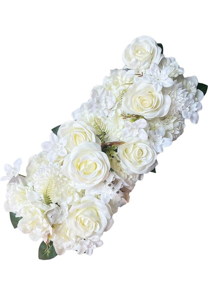 Gerçekçi Çiçek Duvar Panelleri Parti Düğün Dekor Sarı Pembe Beyaz Için Yapay Çiçek Duvarı (Yurt Dışından)