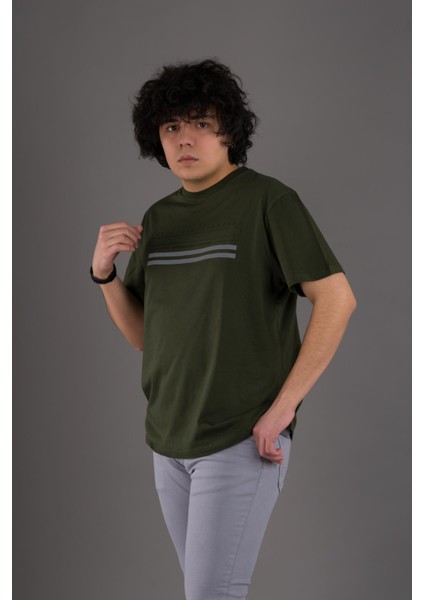 Slimfit Baskılı Sıfır Yaka Erkek Penye T-Shirt fiyatları