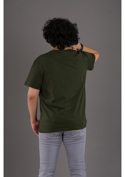 Slimfit Baskılı Sıfır Yaka Erkek Penye T-Shirt modelleri