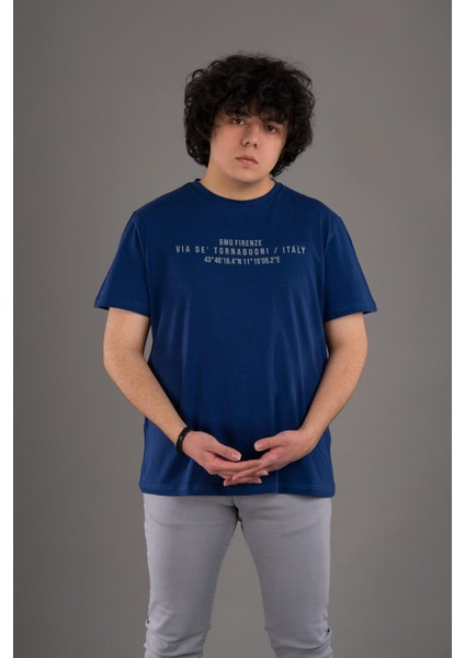 Regular Fit Baskılı Bisiklet Yaka Erkek T-Shirt fiyatları