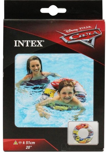 İntex Is58260 Deniz Simidi Cars 51 cm
