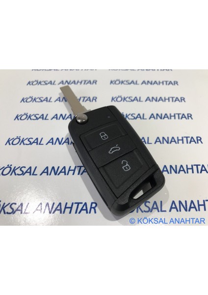 Volkswagen Golf 7, Polo, Passat, Tiguan, T-Roc 3 Tuşlu Kumanda Kabı modelleri