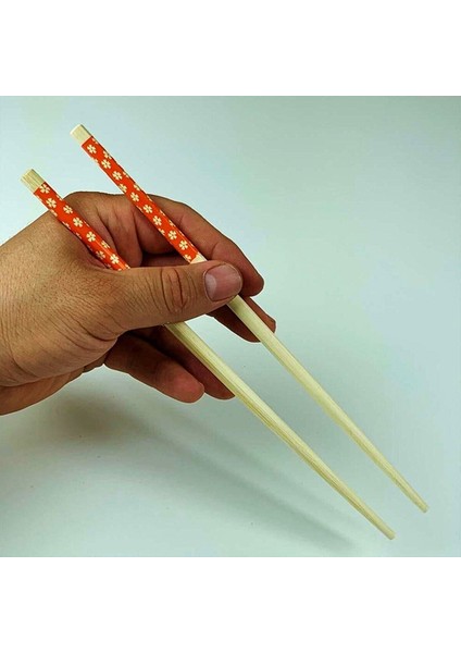 Adil Baba 1 Çift Chopstick Yıkanabilir Bambu Yemek Çubuğu Sushi Japon Çin Yemek Çubuğu 24 cm