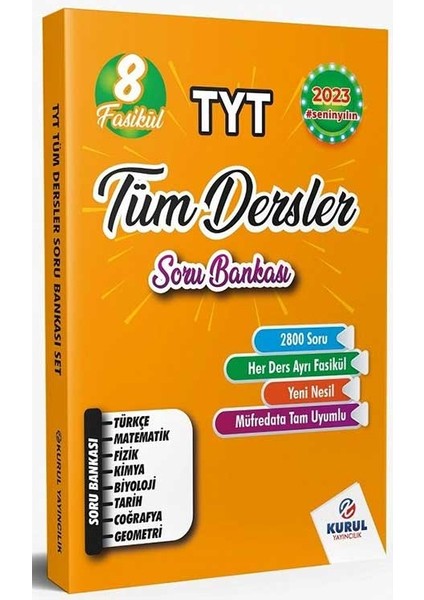 Kurul Yayıncılık 2023 Tyt Tüm Dersler Soru Bankası Seti