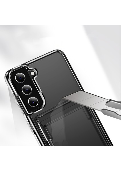 Samsung Galaxy S22 Plus Kılıf Ultra Koruyucu Kartlıklı Ensa Kapak