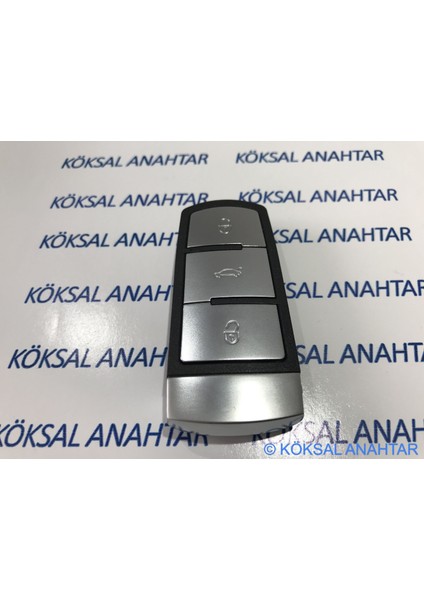 Köksal Anahtar Volkswagen cc 3 Tuşlu Smart Kumanda Kabı