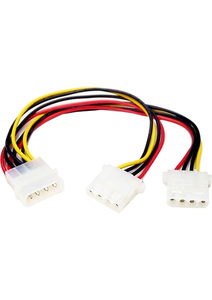 Molex Splitter Kablo 4 Pin Molex Güç Uzatma Kablosu Molex Power Çoklayıcı 4pin Erkek Çift 4pin Dişi