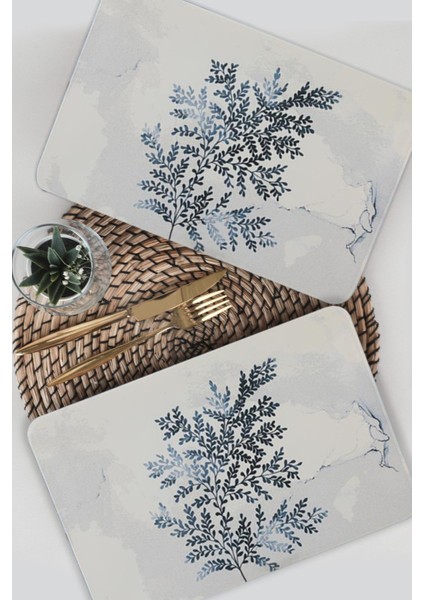 Blue Magic Siera Kayık Tabak 31 x 21 cm 2'li