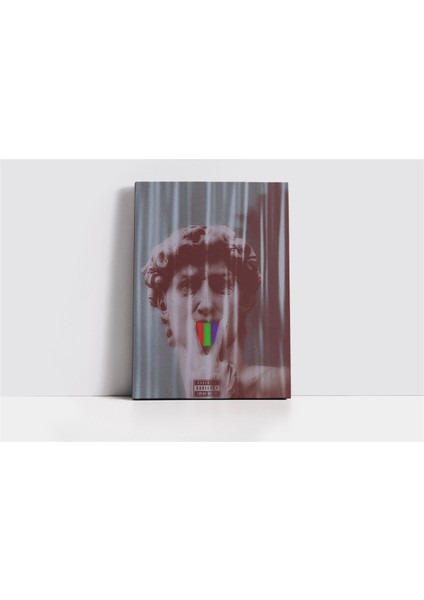 Yunan Heykeli Glitch Kanvas Tablo