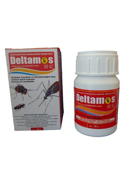 Deltamos 50 Sc Konsantre Genel Haşere Böcek Ilacı – 50 ml