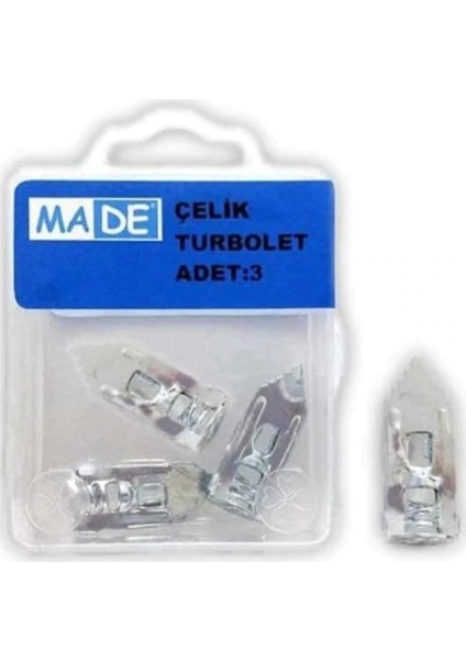 Çelik Turbolet Dübel (1 Kutu-3 Adet)