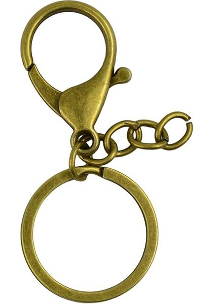 10 Adet 30 mm. Bölünmüş Yüzük Anahtarlık Istakoz Klipsler (Yurt Dışından) modelleri