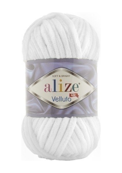 Velluto (5 Li Paket) - 55 - Beyaz