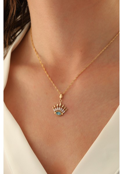 14 Ayar Altın Singapur Zincir Göz Kolye modelleri