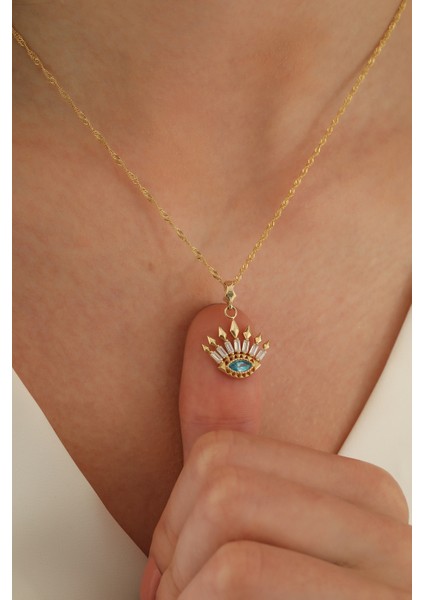 14 Ayar Altın Singapur Zincir Göz Kolye fırsatları