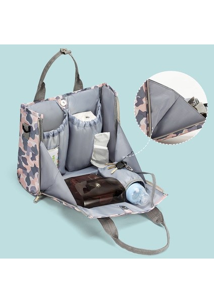 Lovehome Geniş Kapasiteli Anne Bebek Çantası - Kamuflaj (Yurt Dışından) fiyatları