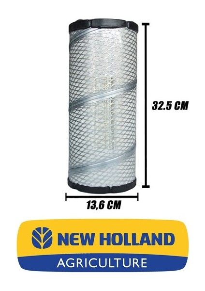 New Holland Tt-Td-Tn-T4-56 Serisimotor Hava Filtresi Dış Orijinal 47135972 New Holland